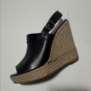 Espadrille Slingback Wedge 6.5 - like new